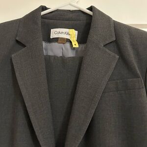 Calvin Klein Gray Pant Suit